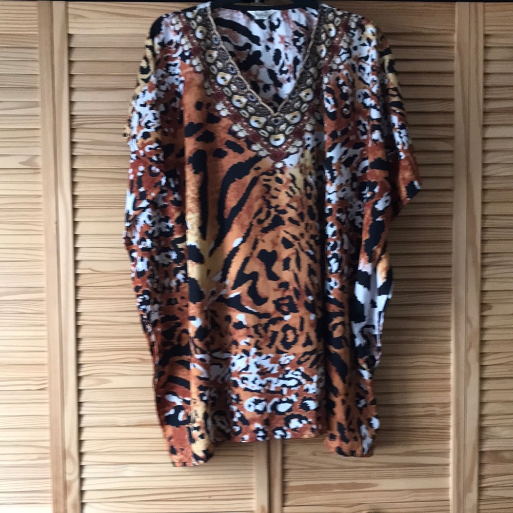 Animal Print Tunic, ONE SIZE
